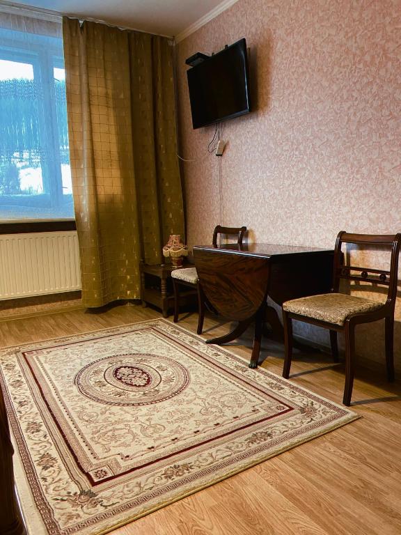 TV a/nebo společenská místnost v ubytování Вілла де Кампо