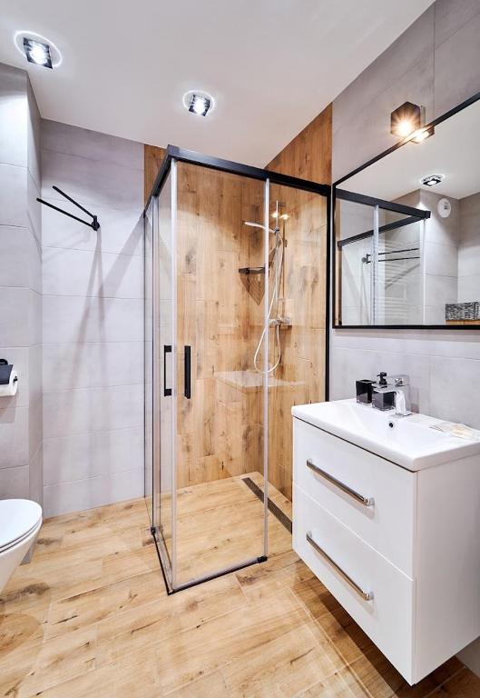Kúpeľňa v ubytovaní LAGUNA Apartament Polanica Residence 48