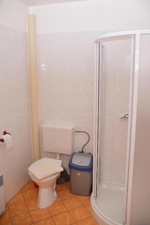 Koupelna v ubytování Penzion Jordán