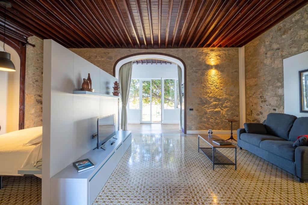 Posezení v ubytování Albor Suites
