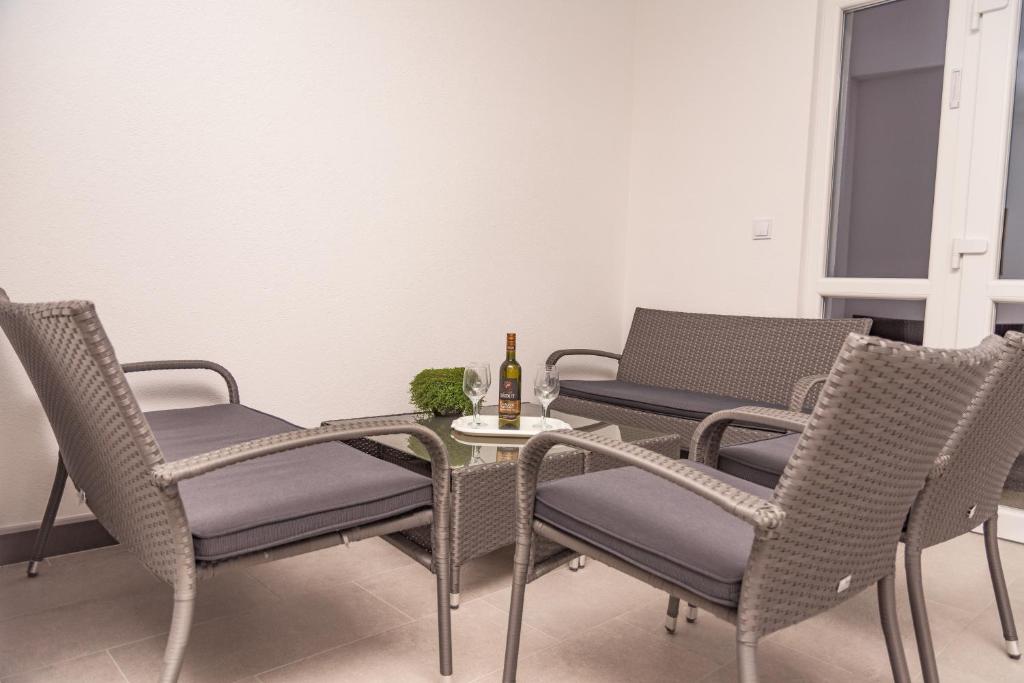 Posezení v ubytování Apartmani Marijamagdalena