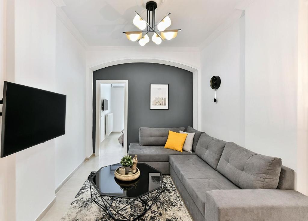 TV a/nebo společenská místnost v ubytování Porto Sea View Apartments - A. Svolou 22