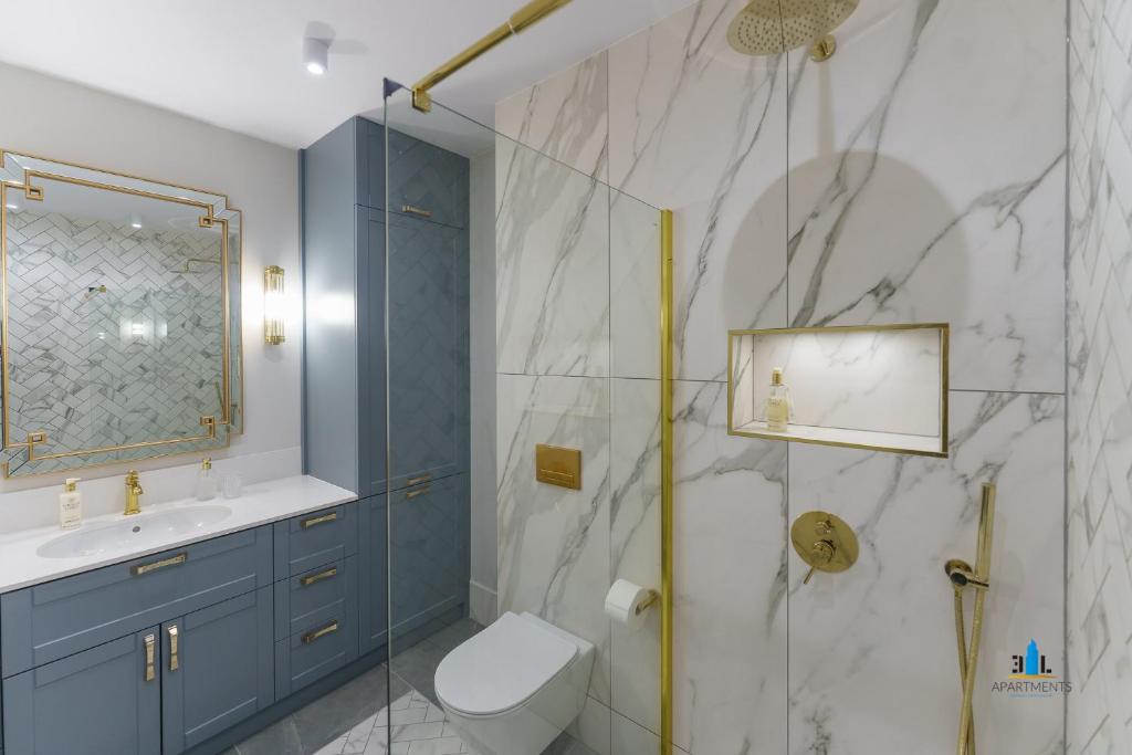 Kúpeľňa v ubytovaní 3L Apartments Kasprowicza VIP