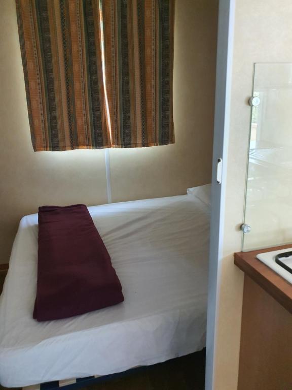 Postel nebo postele na pokoji v ubytování Camping Bellevue