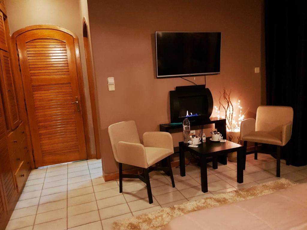 Posezení v ubytování Kouro's private room!