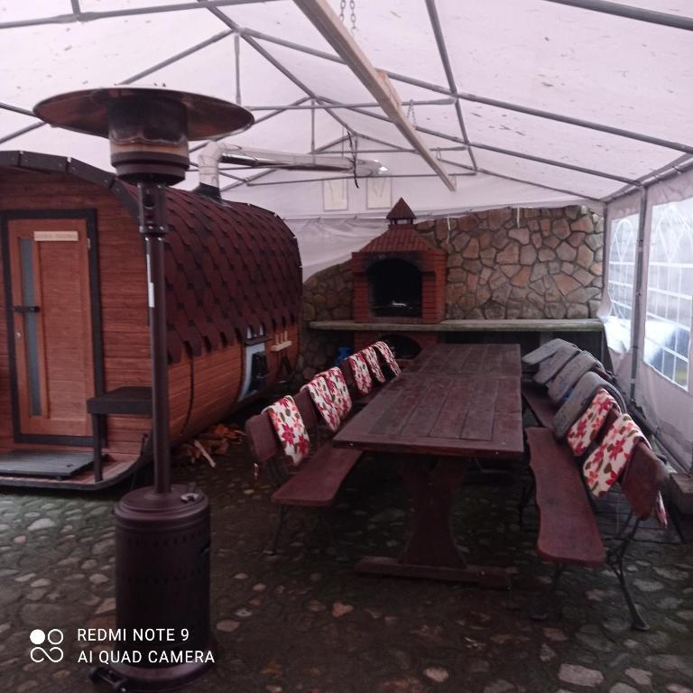 Zdjęcie z galerii obiektu Dom Parlinek agroturtstyka wędkowanie sauna jacuzzi w mieście Dąbrowa