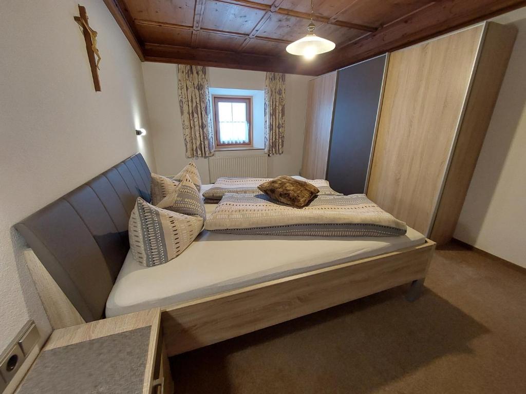 Postel nebo postele na pokoji v ubytování Ferienhaus Köck
