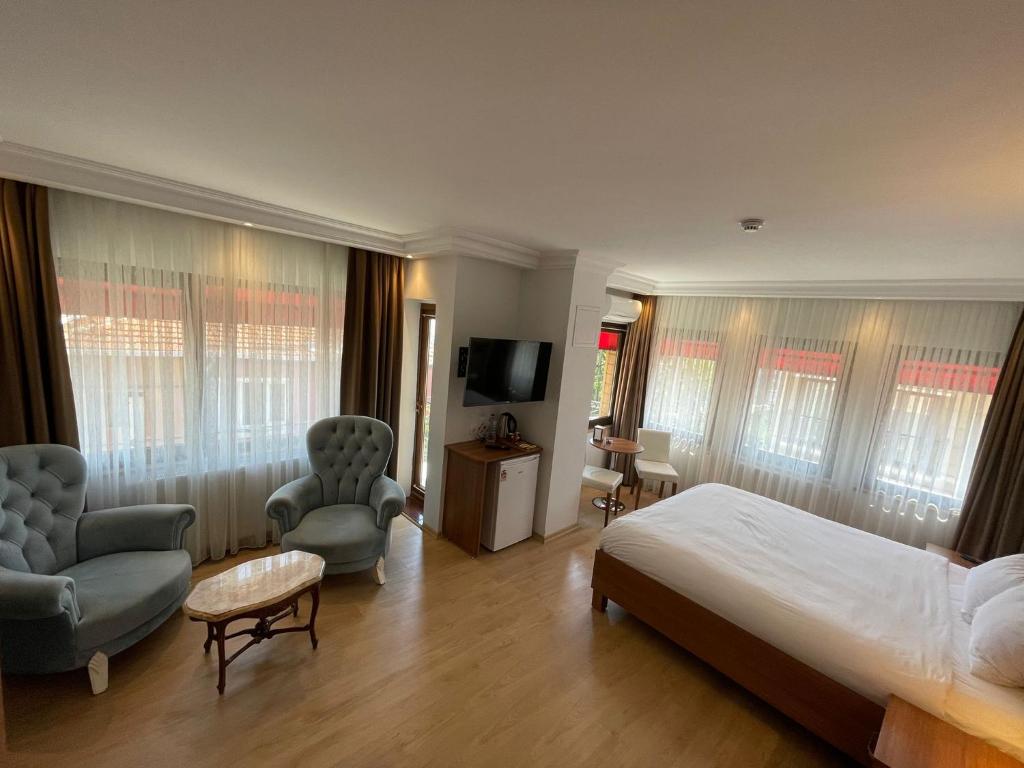 Class Hotel Bosphorus With Jacuzzi - Quarto Duplo Ou Twin Com Vista Mar Parcial