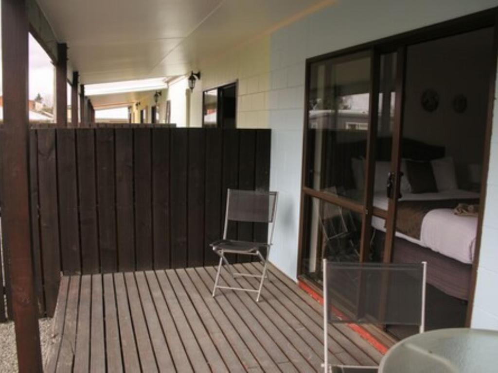Balkón nebo terasa v ubytování Mackenzie Motels