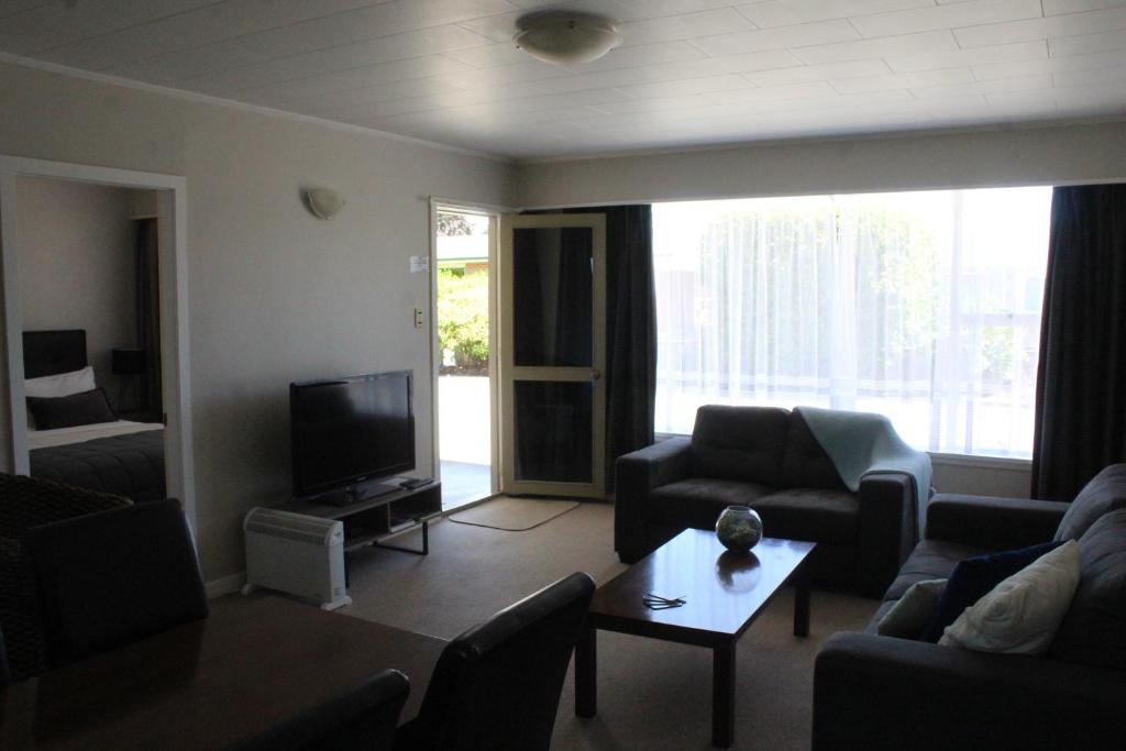 Posezení v ubytování Aorangi Motel