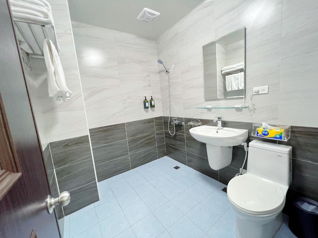 Koupelna v ubytování Mu Travel B&B