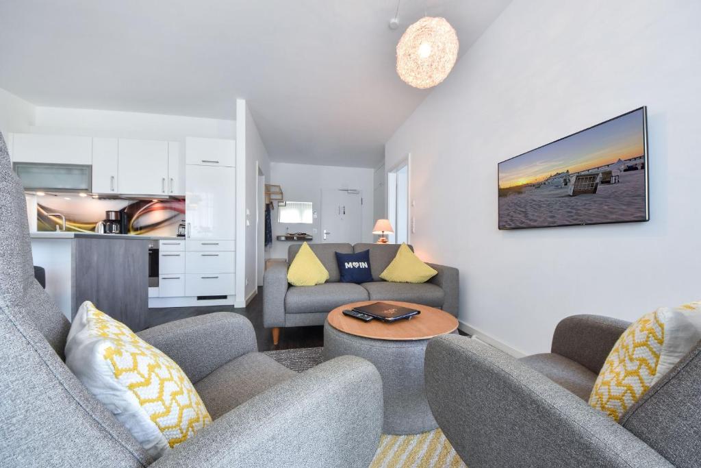 Dapur atau dapur kecil di Villa Westend - Wohnung 14