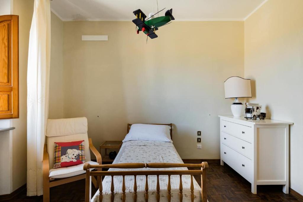 Postel nebo postele na pokoji v ubytování Villa Eleonora