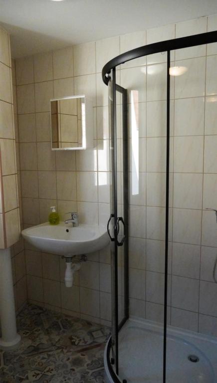 Kúpeľňa v ubytovaní Pajkos Póni Vendégház