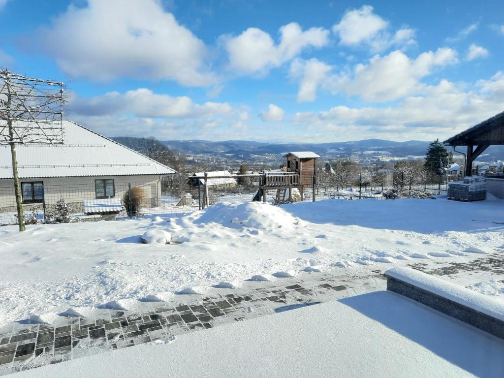 Apartmány na Krásné Vyhlídce v zimě