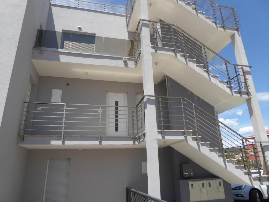 Balkón alebo terasa v ubytovaní Apartament Wioletta Ciovo Okrug Gornji