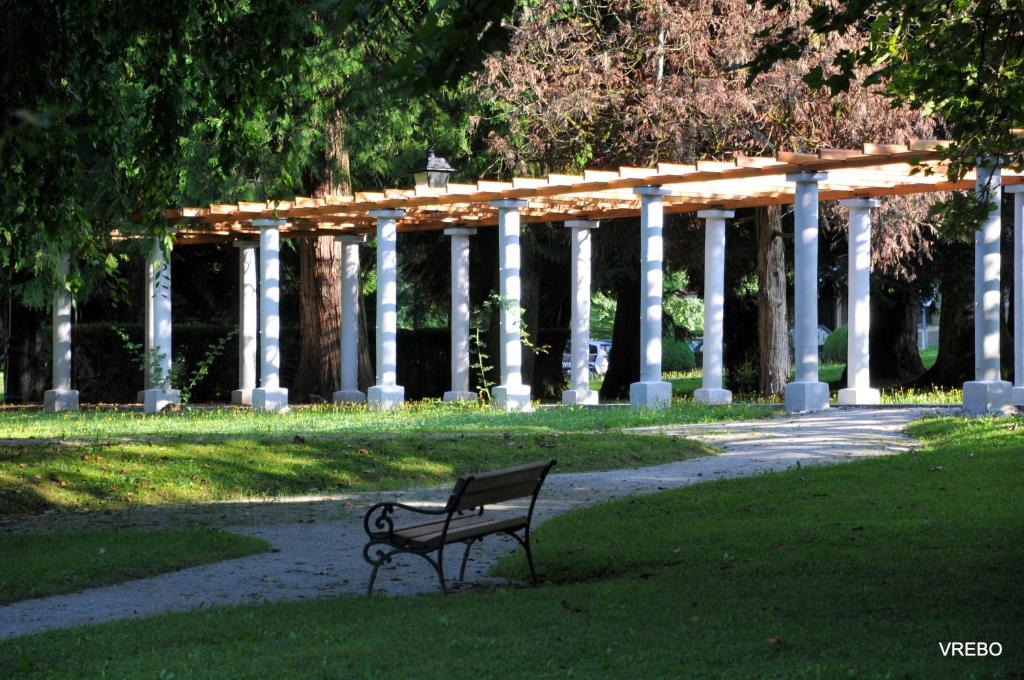 Zahrada ubytování Apartma VRBA Dobrna