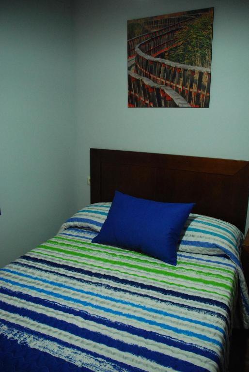Postel nebo postele na pokoji v ubytování Casa Rural Tablas de Daimiel
