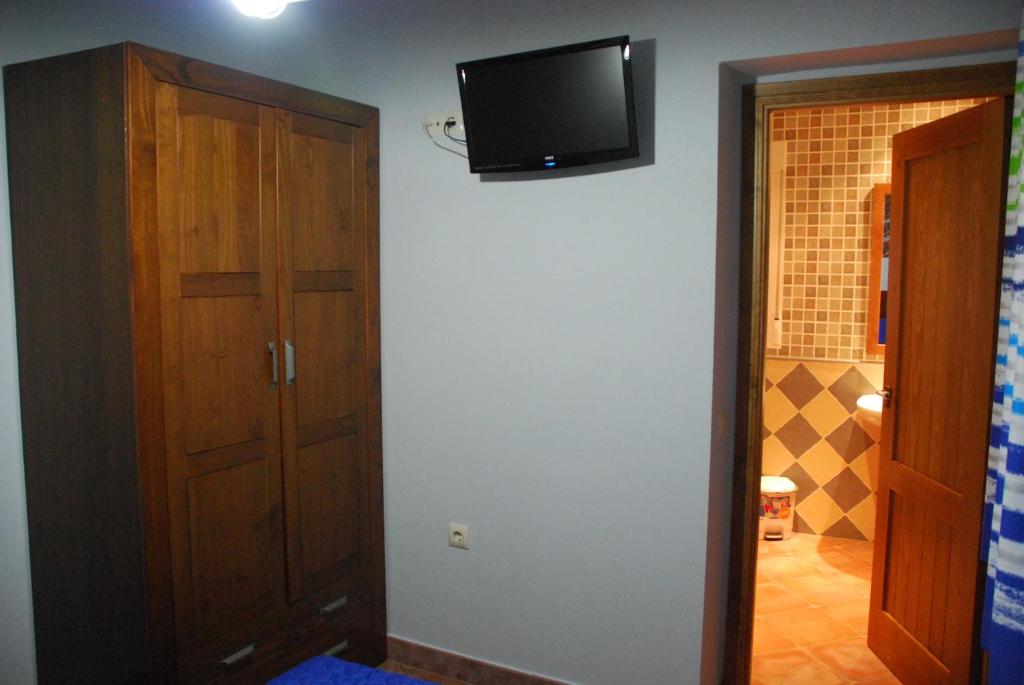 TV a/nebo společenská místnost v ubytování Casa Rural Tablas de Daimiel