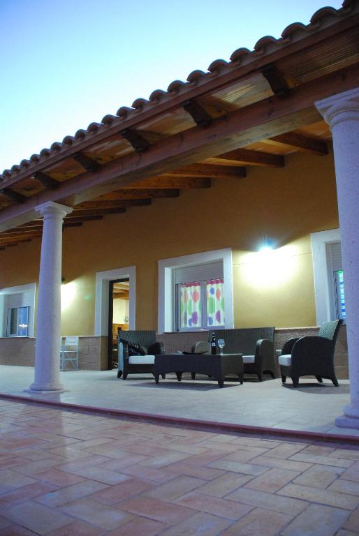 Posezení v ubytování Casa Rural Tablas de Daimiel