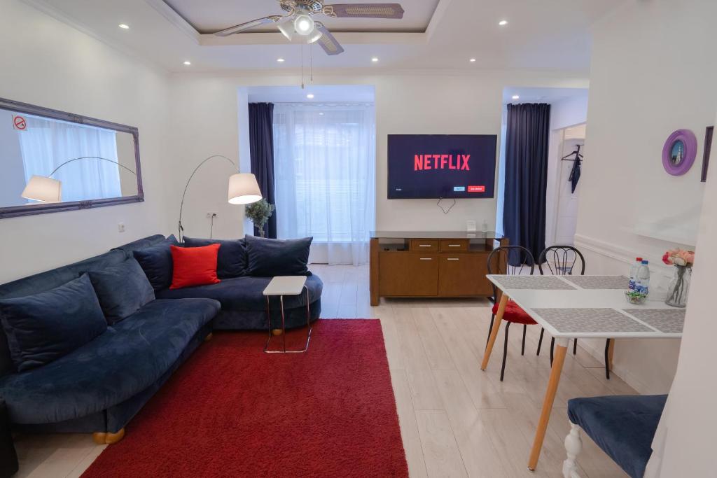 Posezení v ubytování Alpetri Apartments