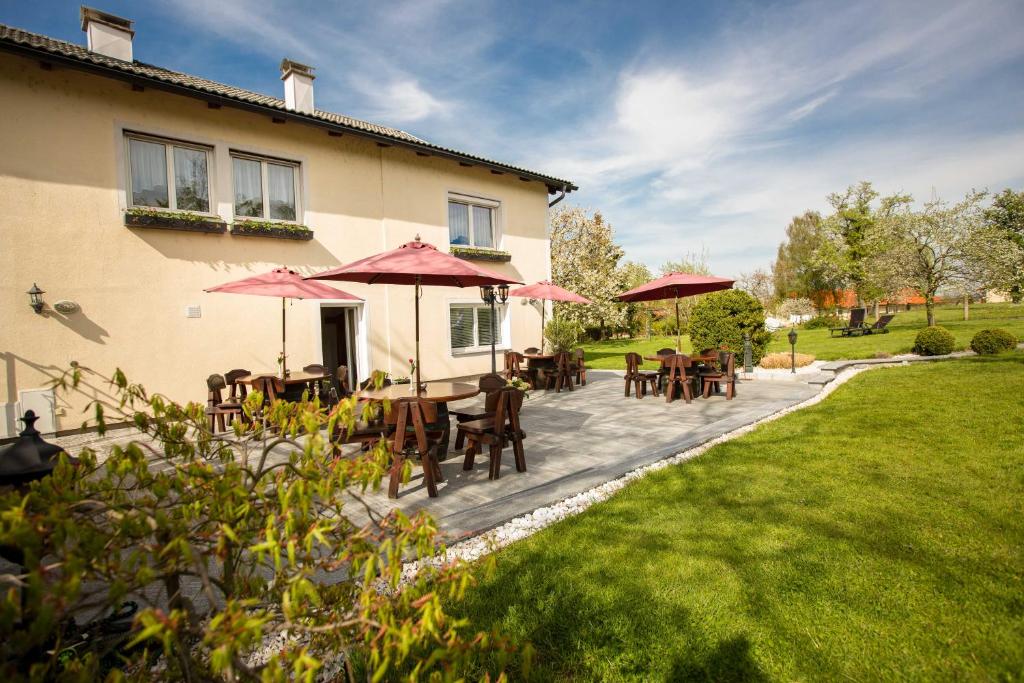 Zahrada ubytování Pension Knoll