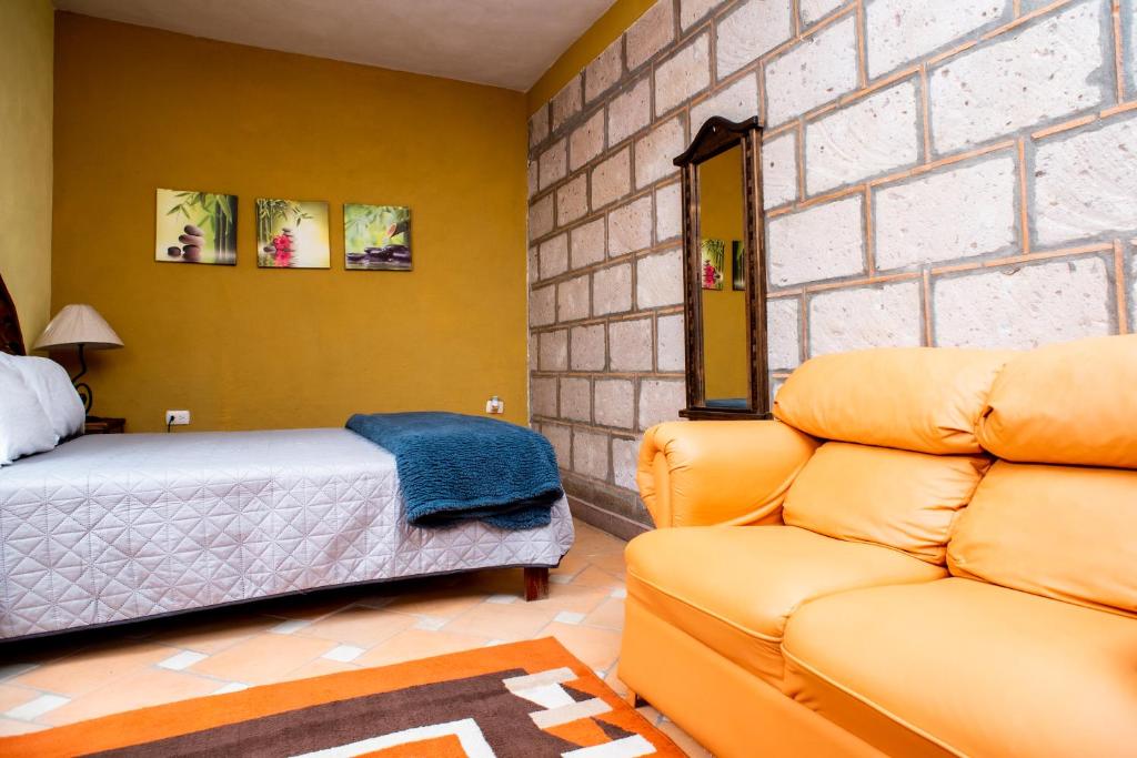 Rancho los olivos Habitaciones Campestres - Chambre Quadruple Avec Salle De Bain Privée