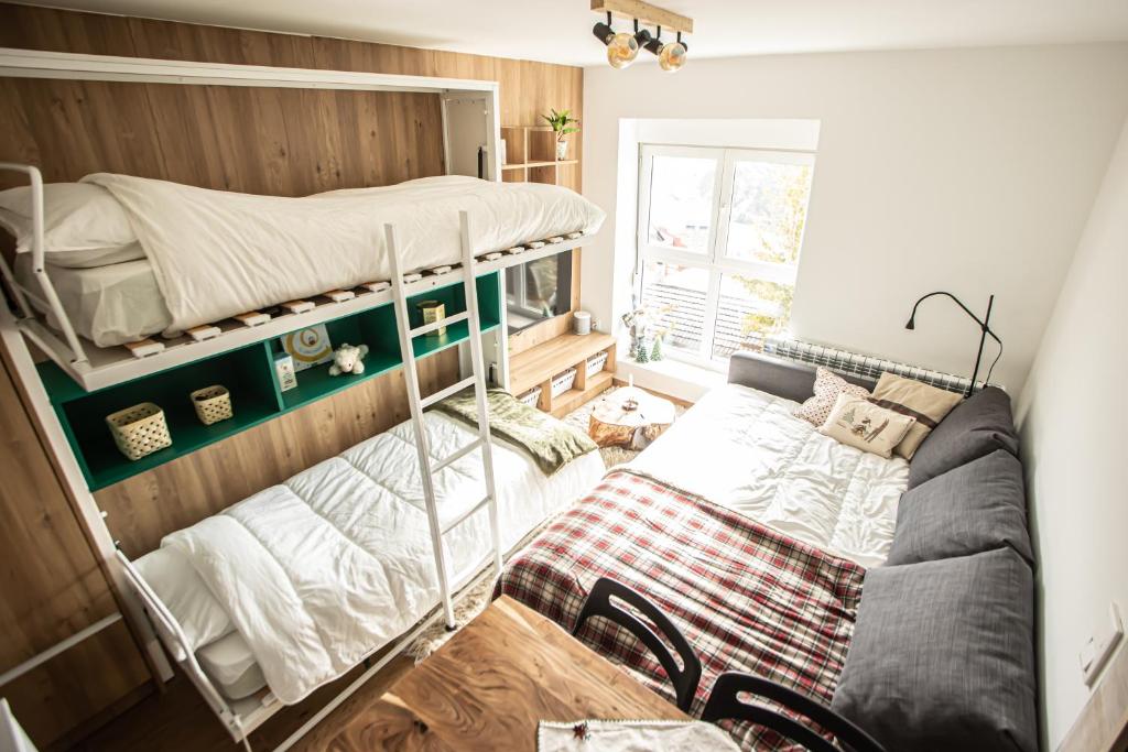 Posteľ alebo postele v izbe v ubytovaní ESTUDIO QUEEN