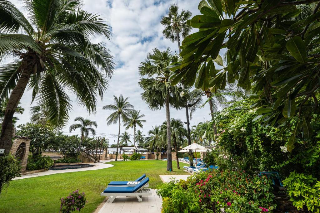 Zahrada ubytování Jomtien Palm Beach Hotel and Resort