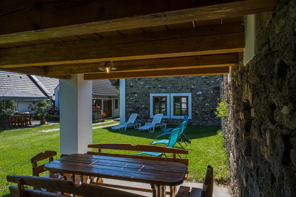 Zahrada ubytování Káli KŐ Apartman