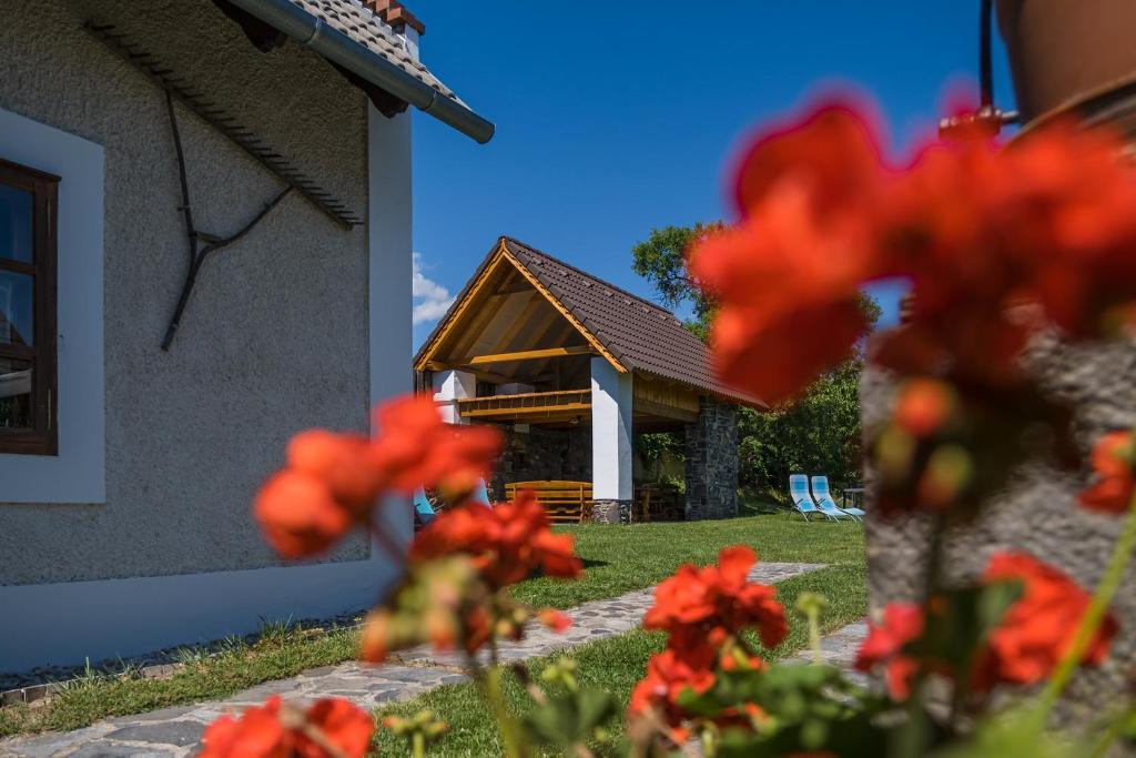 Zahrada ubytování Káli KŐ Apartman