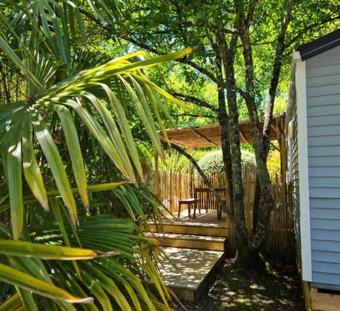 Zahrada ubytování Camping le Marache