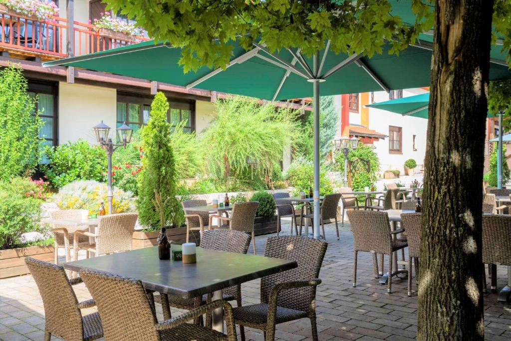 Restaurace v ubytování Hotel Brauerei Gasthof Höhn