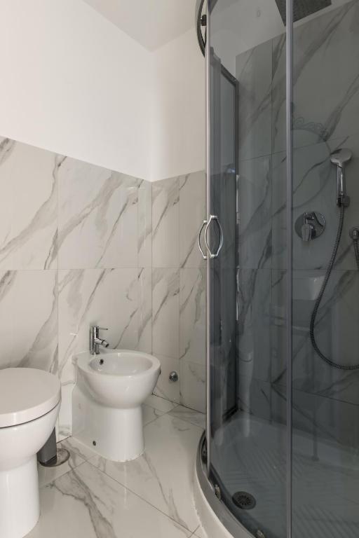 Kúpeľňa v ubytovaní Residence Appartamenti Santa Teresa a Chiaia