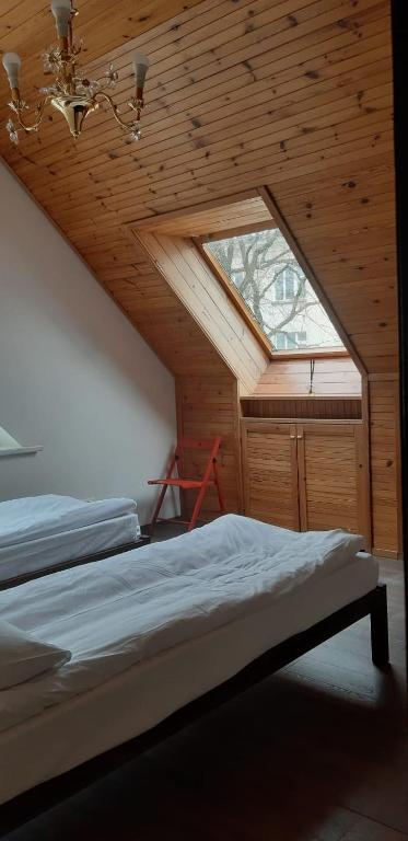 Postel nebo postele na pokoji v ubytování Rock'n'hostel
