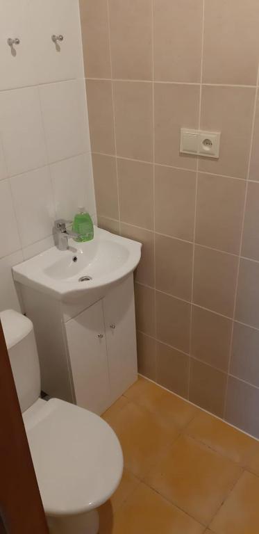 Koupelna v ubytování Rock'n'hostel