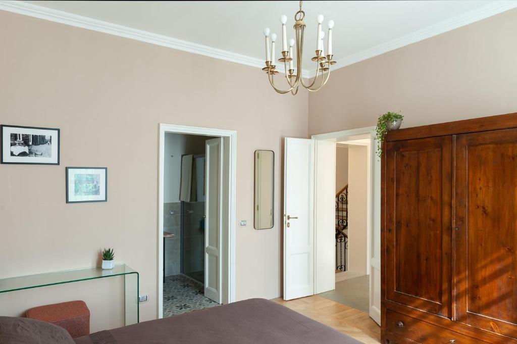 Postel nebo postele na pokoji v ubytování Ca' Maggiolina B&B