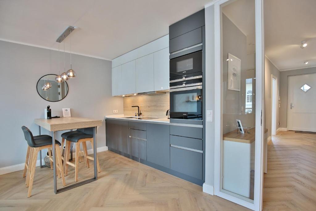 Kuchyň nebo kuchyňský kout v ubytování Seaside Seaside Appartement 18