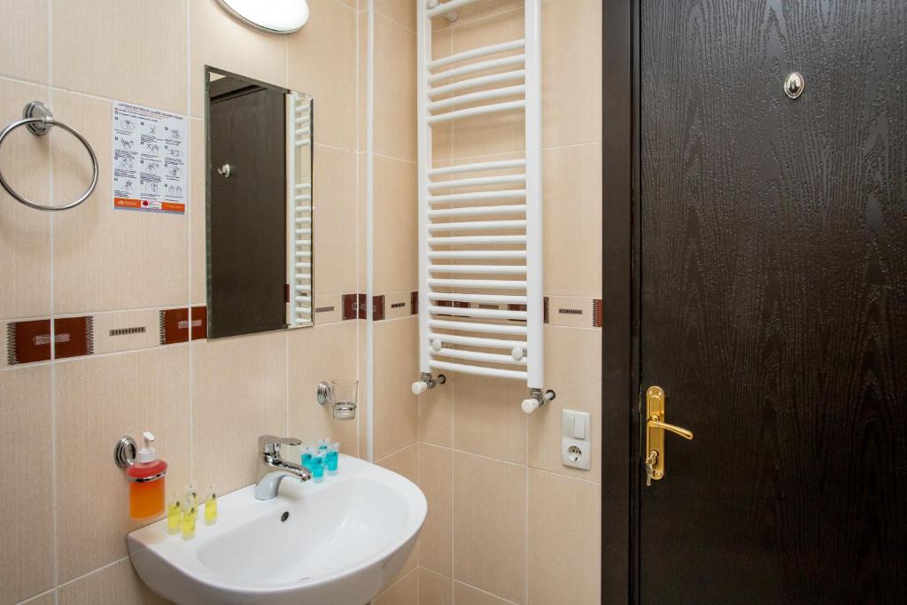 Koupelna v ubytování Hotel VERANDA