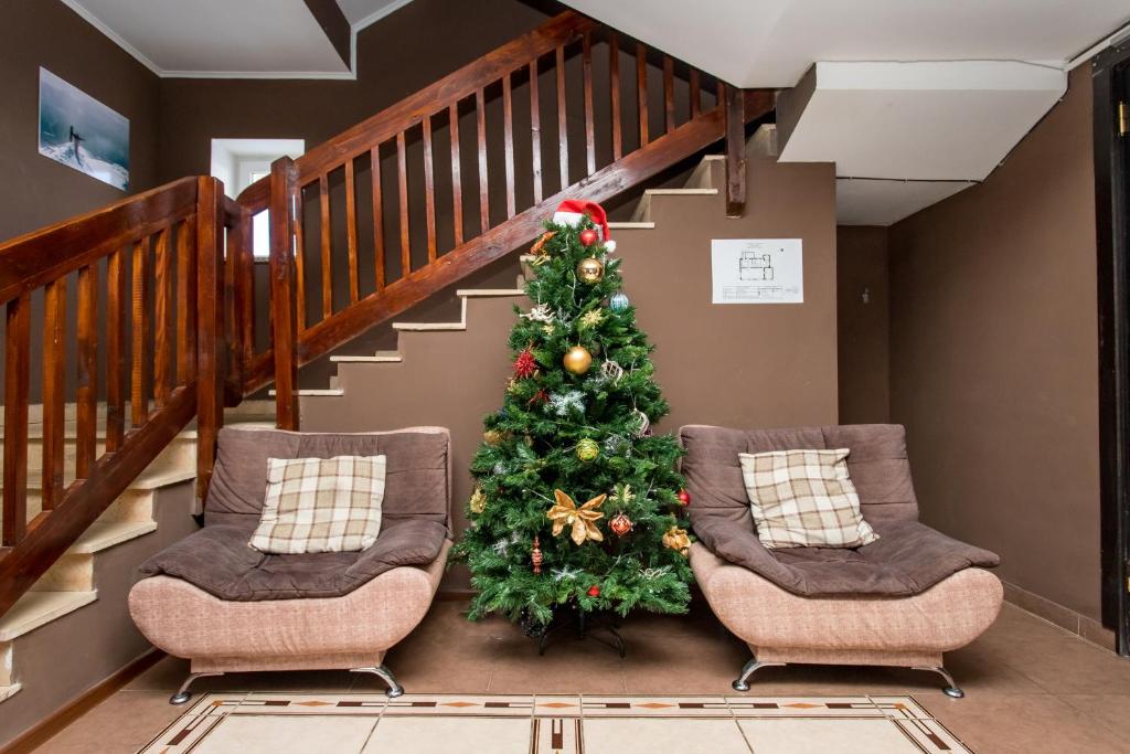 Posezení v ubytování Hotel VERANDA