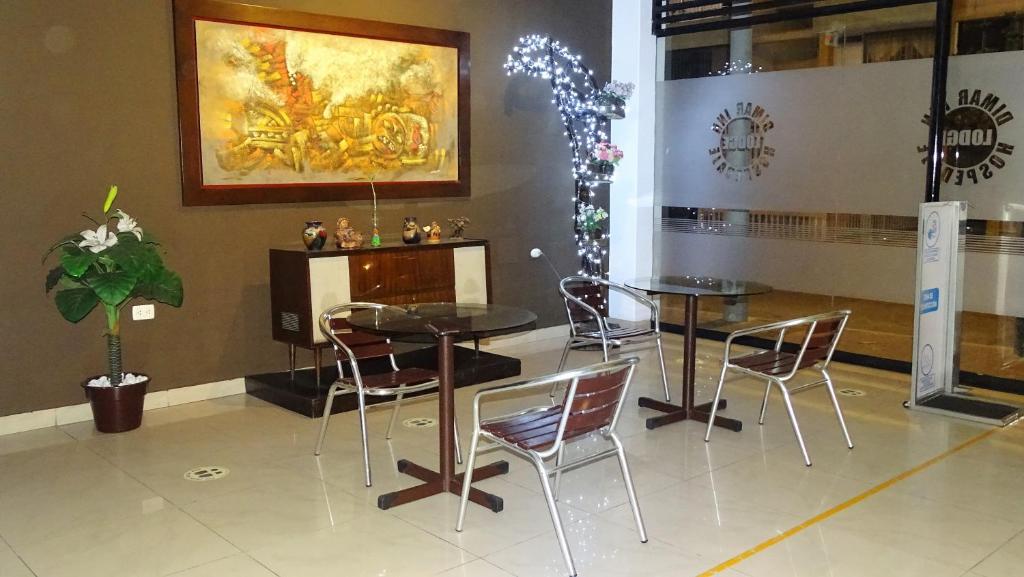 Istumisnurk majutusasutuses Hospedaje Dimar Inn