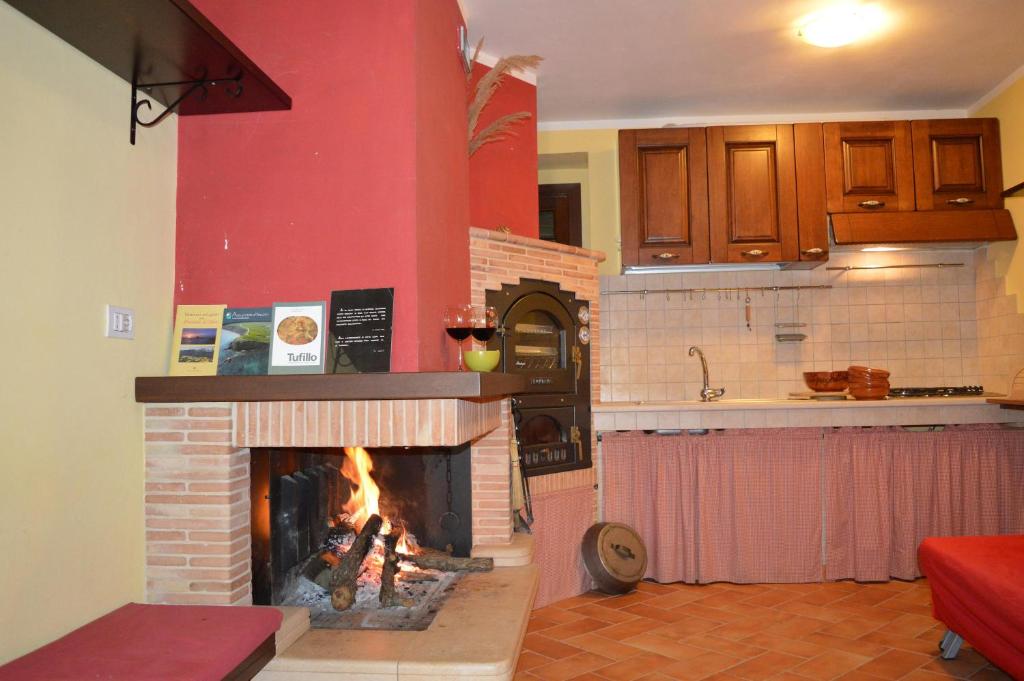 Kuchyňa alebo kuchynka v ubytovaní Casa Peperita