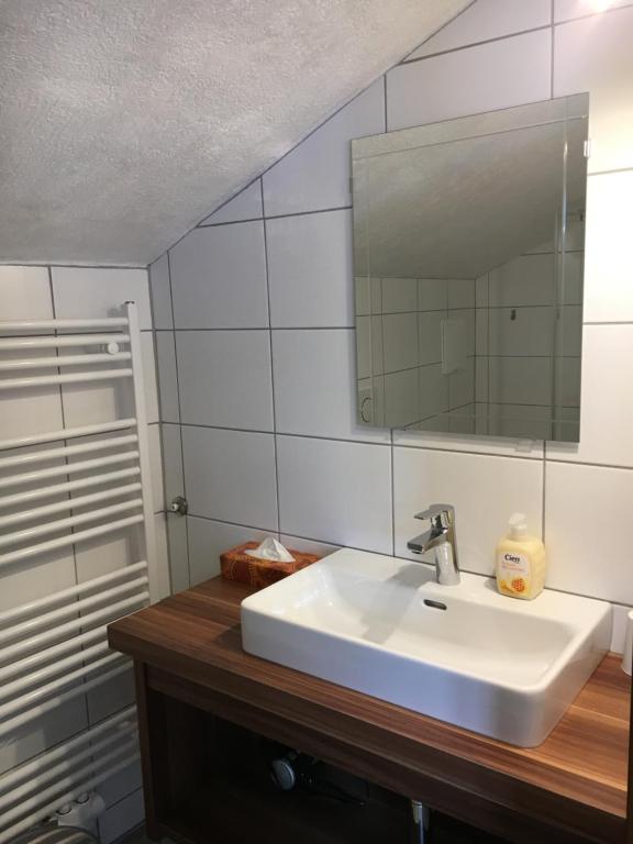 Kúpeľňa v ubytovaní Landhaus Holzereck