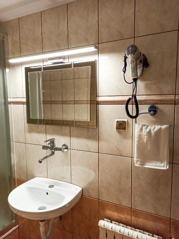 Kúpeľňa v ubytovaní Hawrań Bukowina