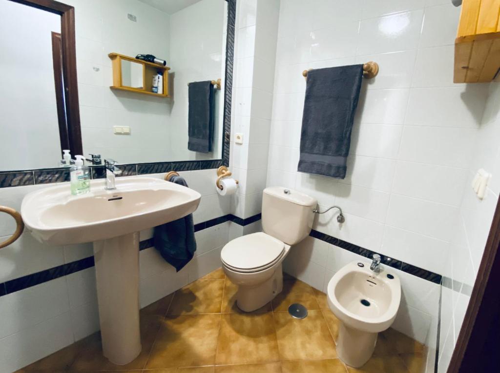 Koupelna v ubytování Apartamento Bellavista IV
