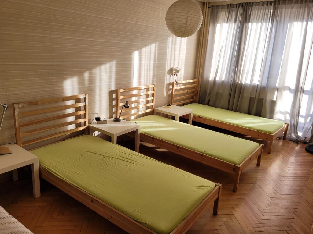 Łóżko lub łóżka w pokoju w obiekcie Apartament Cichy i Wygodny