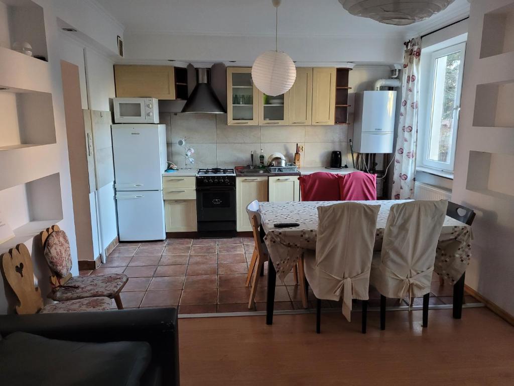 Kuchnia lub aneks kuchenny w obiekcie Apartament Cichy i Wygodny