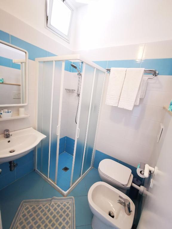 Koupelna v ubytování Hotel Tivoli