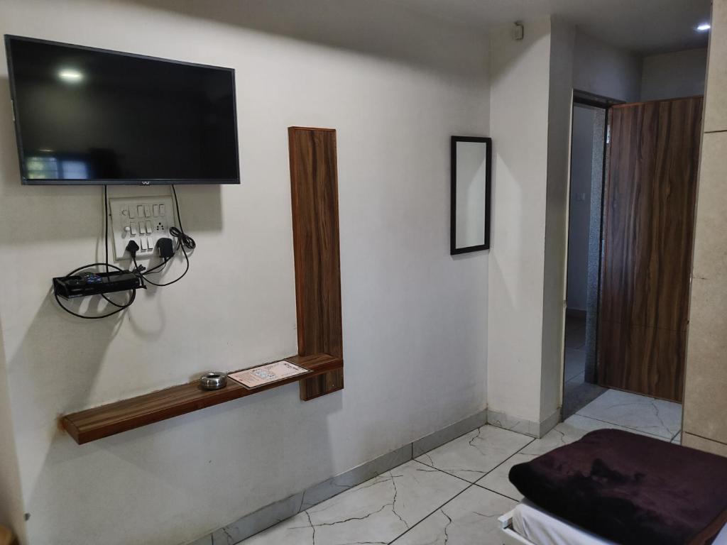 Koupelna v ubytování Hotel Milan