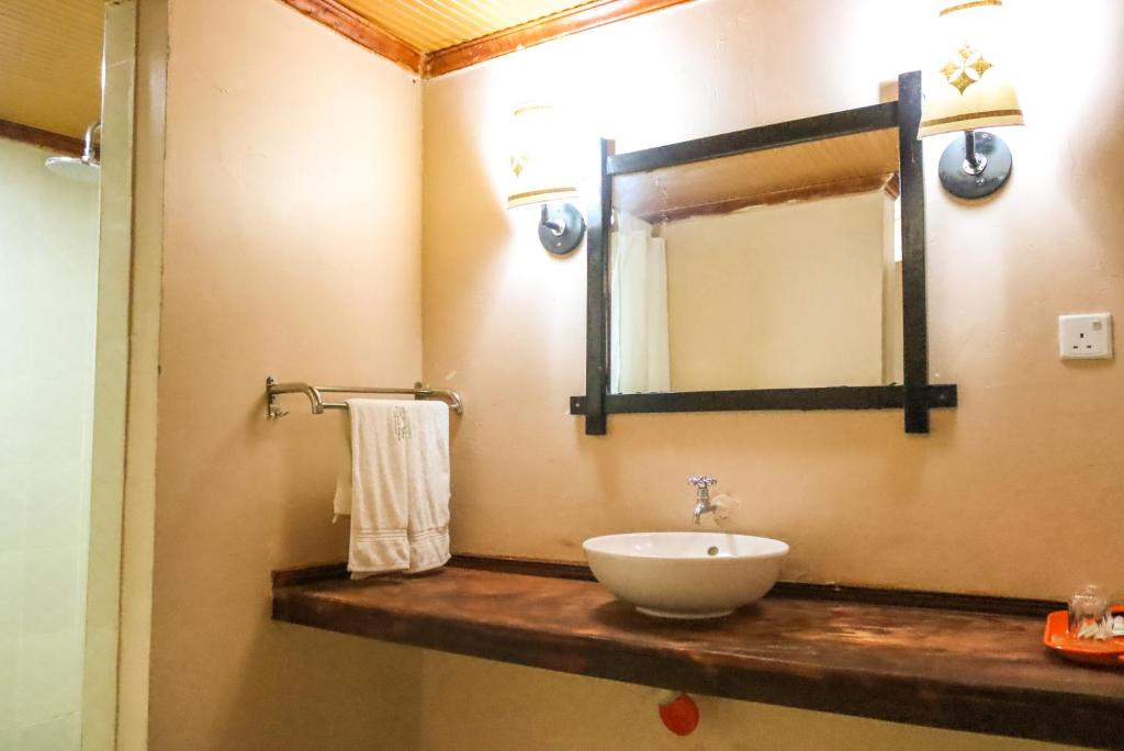 Koupelna v ubytování Maili Saba Camp